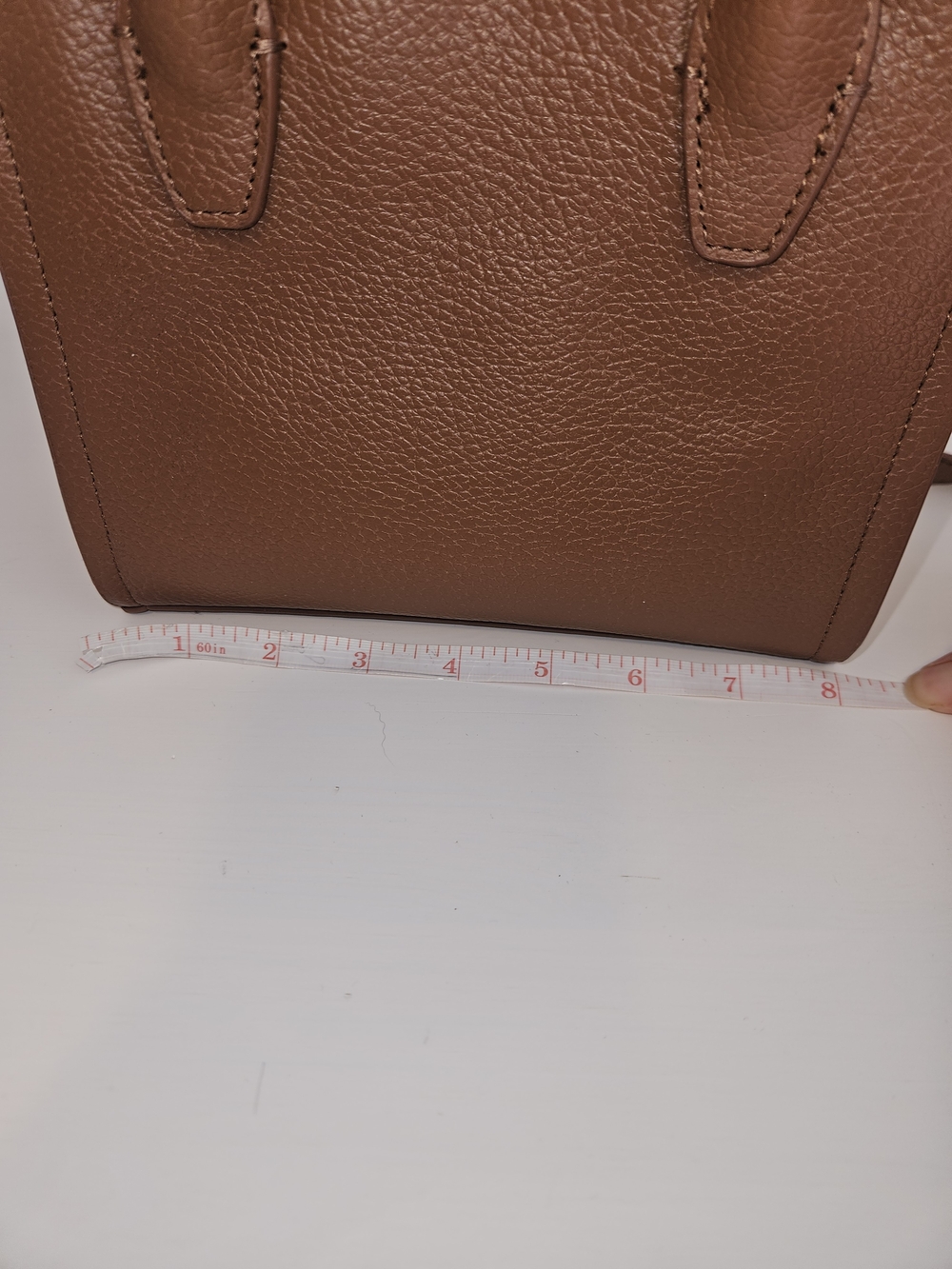 Steve Madden Bromaa Crossbody Satchel Bag Cinnamon Brown NWT - Picture 5 of 7